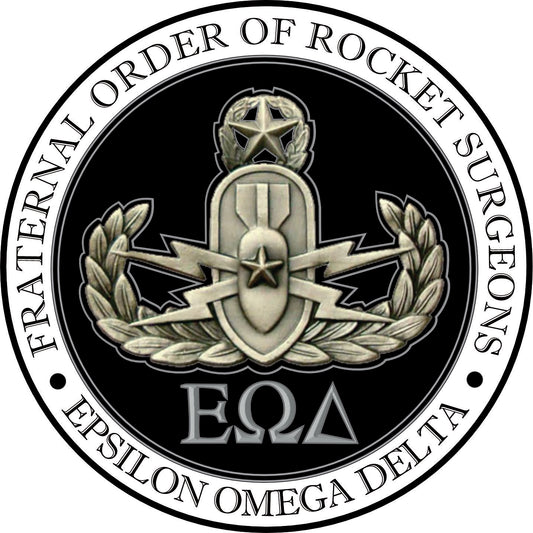 Fraternal Order of Rocket Surgeons Decal